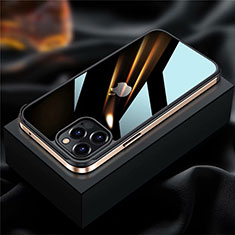 Custodia Lusso Alluminio Laterale Cover per Apple iPhone 12 Pro Max Oro