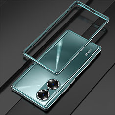 Custodia Lusso Alluminio Laterale Cover per Huawei Honor 60 5G Verde