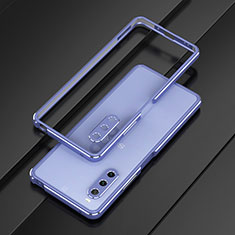 Custodia Lusso Alluminio Laterale Cover per Sony Xperia 10 V Lavanda