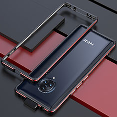 Custodia Lusso Alluminio Laterale Cover per Vivo Nex 3 Rosso