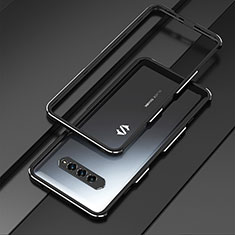 Custodia Lusso Alluminio Laterale Cover per Xiaomi Black Shark 4 5G Nero