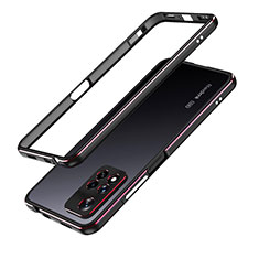 Custodia Lusso Alluminio Laterale Cover per Xiaomi Mi 11i 5G (2022) Rosso e Nero
