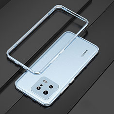 Custodia Lusso Alluminio Laterale Cover per Xiaomi Mi 13 5G Blu