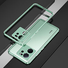 Custodia Lusso Alluminio Laterale Cover per Xiaomi Mi 13T Pro 5G Verde