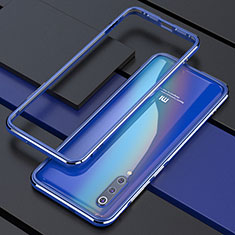 Custodia Lusso Alluminio Laterale Cover per Xiaomi Mi 9 Lite Blu