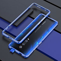 Custodia Lusso Alluminio Laterale Cover per Xiaomi Mi 9T Pro Blu