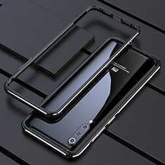 Custodia Lusso Alluminio Laterale Cover per Xiaomi Mi A3 Lite Nero