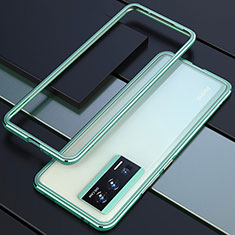 Custodia Lusso Alluminio Laterale Cover per Xiaomi Poco F5 Pro 5G Verde