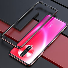 Custodia Lusso Alluminio Laterale Cover per Xiaomi Poco X2 Rosso e Nero