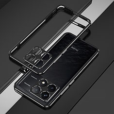 Custodia Lusso Alluminio Laterale Cover per Xiaomi Redmi K70 Pro 5G Nero