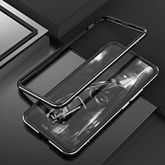 Custodia Lusso Alluminio Laterale Cover T02 per Huawei Nova 7 SE 5G Nero