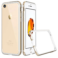 Custodia Lusso Alluminio Laterale per Apple iPhone 7 Oro