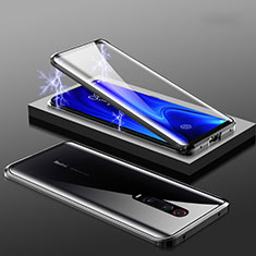 Custodia Lusso Alluminio Laterale Specchio 360 Gradi Cover M01 per Xiaomi Redmi K20 Nero