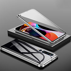 Custodia Lusso Alluminio Laterale Specchio 360 Gradi Cover M04 per Xiaomi Mi 10 Nero