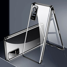 Custodia Lusso Alluminio Laterale Specchio 360 Gradi Cover P01 per Xiaomi Civi 5G Nero