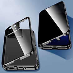 Custodia Lusso Alluminio Laterale Specchio 360 Gradi Cover P03 per Xiaomi Mi 13 5G Nero