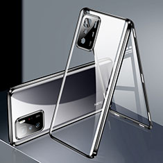 Custodia Lusso Alluminio Laterale Specchio 360 Gradi Cover P03 per Xiaomi Poco X3 GT 5G Nero