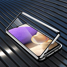 Custodia Lusso Alluminio Laterale Specchio 360 Gradi Cover per Realme 9 Pro 5G Argento