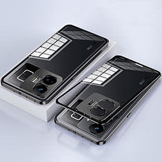 Custodia Lusso Alluminio Laterale Specchio 360 Gradi Cover per Realme GT Neo5 240W 5G Nero
