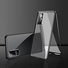 Custodia Lusso Alluminio Laterale Specchio 360 Gradi Cover per Xiaomi Civi 5G Nero