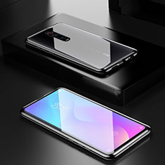 Custodia Lusso Alluminio Laterale Specchio 360 Gradi Cover per Xiaomi Mi 9T Pro Nero