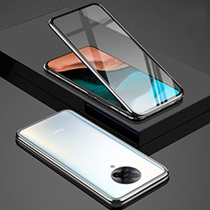 Custodia Lusso Alluminio Laterale Specchio 360 Gradi Cover per Xiaomi Redmi K30 Pro 5G Argento