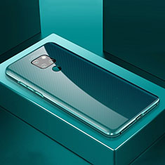 Custodia Lusso Alluminio Laterale Specchio 360 Gradi Cover T02 per Huawei Mate 20 Verde