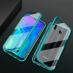 Custodia Lusso Alluminio Laterale Specchio 360 Gradi Cover T04 per Huawei Honor 20 Lite Verde