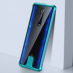 Custodia Lusso Alluminio Laterale Specchio 360 Gradi Cover T05 per Xiaomi Redmi K20 Verde