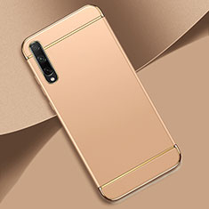 Custodia Lusso Metallo Laterale e Plastica Cover M01 per Huawei Enjoy 10S Oro