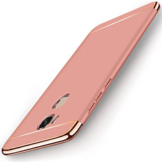 Custodia Lusso Metallo Laterale e Plastica Cover M01 per Huawei GR5 Oro Rosa
