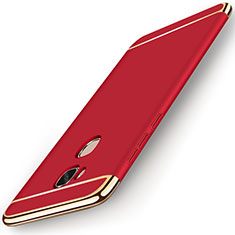 Custodia Lusso Metallo Laterale e Plastica Cover M01 per Huawei GR5 Rosso