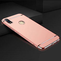 Custodia Lusso Metallo Laterale e Plastica Cover M01 per Huawei Honor View 10 Lite Oro Rosa