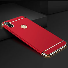 Custodia Lusso Metallo Laterale e Plastica Cover M01 per Huawei Honor View 10 Lite Rosso
