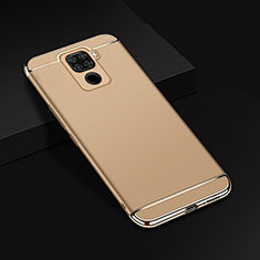 Custodia Lusso Metallo Laterale e Plastica Cover M01 per Huawei Mate 30 Lite Oro