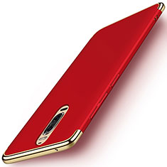 Custodia Lusso Metallo Laterale e Plastica Cover M01 per Huawei Mate 9 Pro Rosso