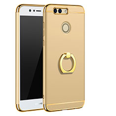 Custodia Lusso Metallo Laterale e Plastica Cover M01 per Huawei Nova 2 Plus Oro