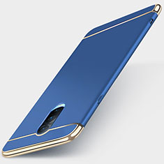 Custodia Lusso Metallo Laterale e Plastica Cover M01 per Oppo R17 Pro Blu