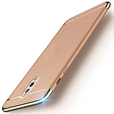 Custodia Lusso Metallo Laterale e Plastica Cover M01 per Samsung Galaxy C8 C710F Oro