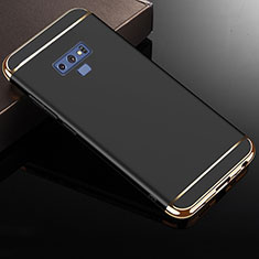 Custodia Lusso Metallo Laterale e Plastica Cover M01 per Samsung Galaxy Note 9 Nero