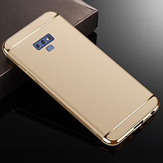 Custodia Lusso Metallo Laterale e Plastica Cover M01 per Samsung Galaxy Note 9 Oro