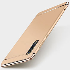 Custodia Lusso Metallo Laterale e Plastica Cover M01 per Xiaomi Mi 9 Pro 5G Oro