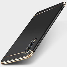 Custodia Lusso Metallo Laterale e Plastica Cover M01 per Xiaomi Mi 9 Pro Nero