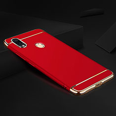 Custodia Lusso Metallo Laterale e Plastica Cover M01 per Xiaomi Redmi Note 7 Rosso