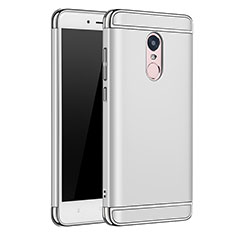 Custodia Lusso Metallo Laterale e Plastica Cover M02 per Xiaomi Redmi Note 4 Argento