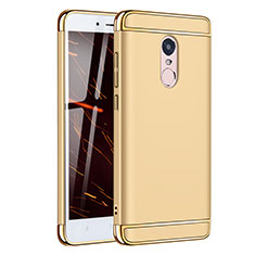Custodia Lusso Metallo Laterale e Plastica Cover M02 per Xiaomi Redmi Note 4 Oro