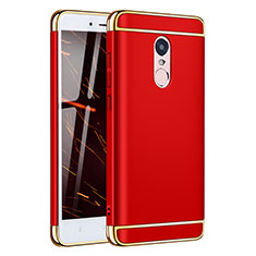 Custodia Lusso Metallo Laterale e Plastica Cover M02 per Xiaomi Redmi Note 4X High Edition Rosso