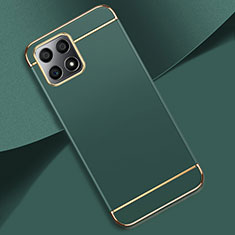 Custodia Lusso Metallo Laterale e Plastica Cover per Huawei Honor X30i Verde Notte