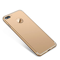 Custodia Lusso Metallo Laterale e Plastica Cover T01 per Apple iPhone 7 Plus Oro