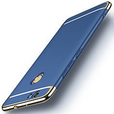 Custodia Lusso Metallo Laterale e Plastica M02 per Huawei Nova Blu